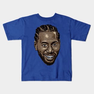 kawhi leonard smile Kids T-Shirt